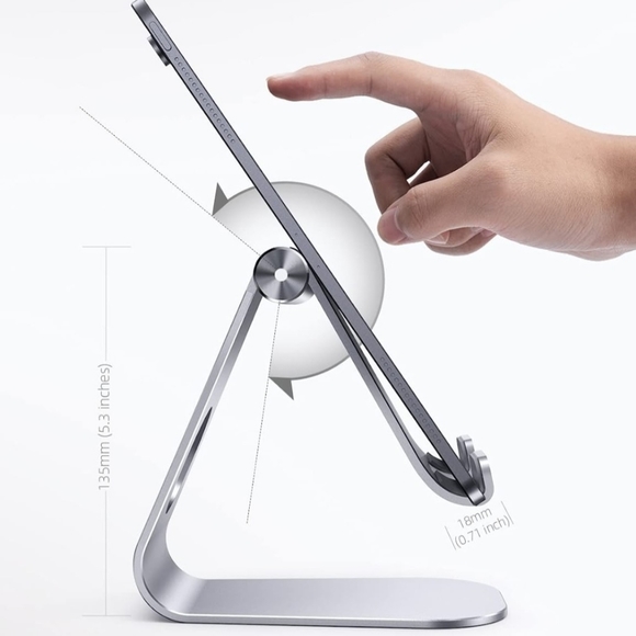 Tablet Stand Adjustable, Lamicall Tablet Stand : Desktop Stand Holder Dock Compa - Picture 2 of 6